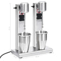 Stainless Steel Double Cup Milkshake Mixer