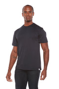 Men's Bamboo Viscose/Organic Cotton Short Sleeve Contrast Stitch T-Shirt