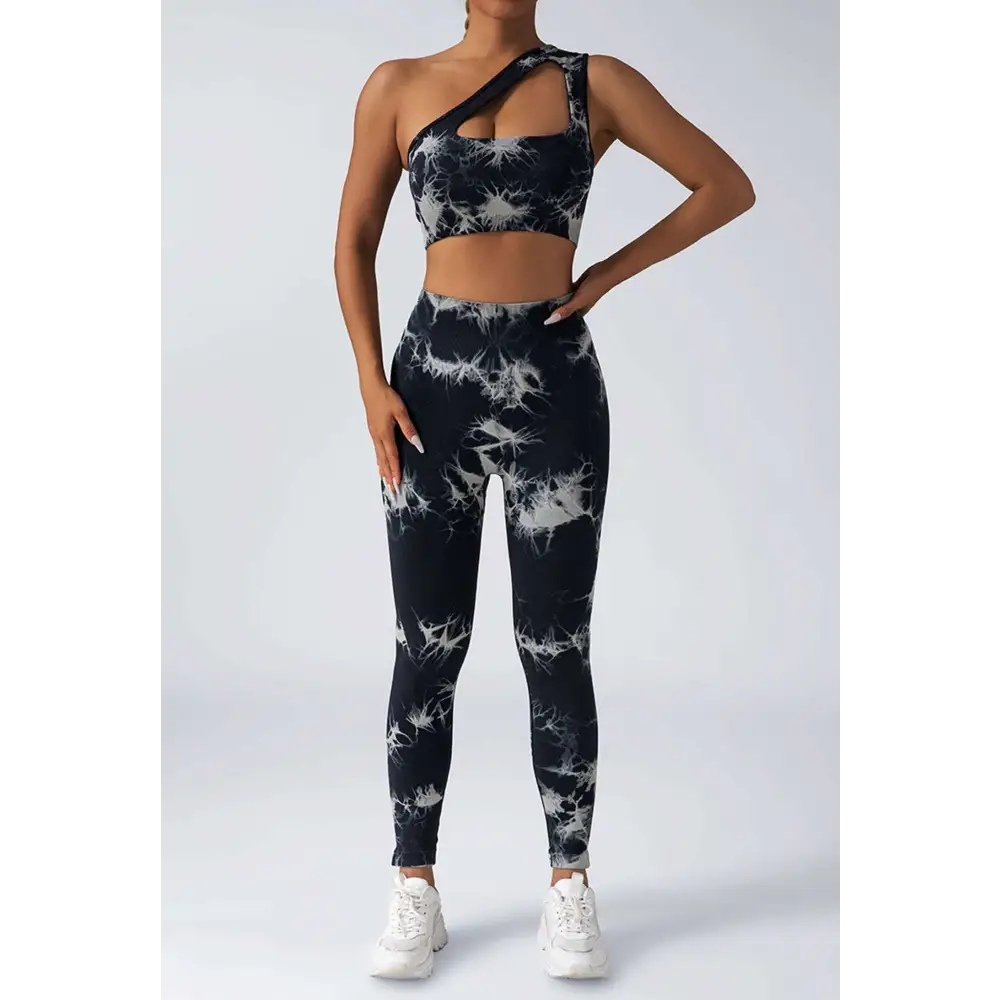Tie Dye Women’s Scrunch Butt Yoga Set