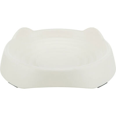 Trixie Cat Head Melamine Food and Water Bowl White 0.25L