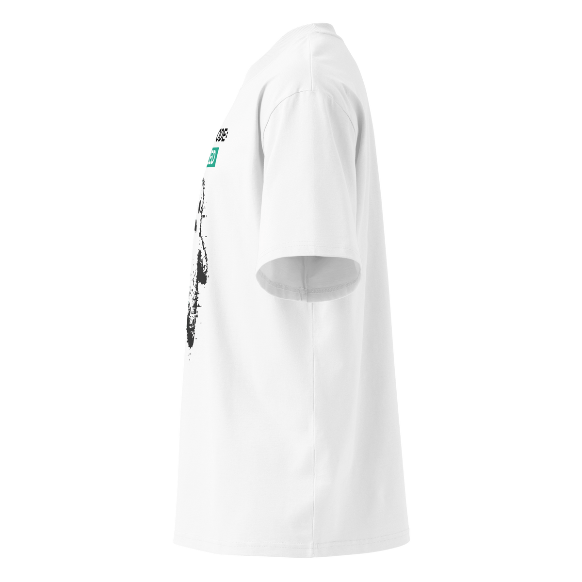 Ghost Mode: Enabled – Oversized Organic High-Neck T-Shirt