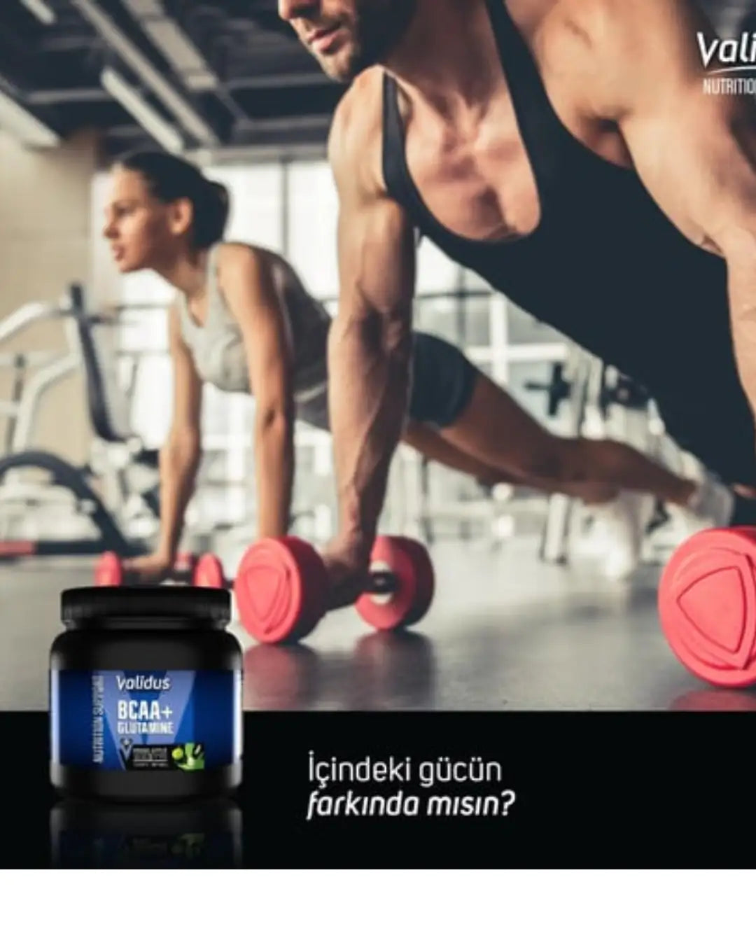 Validus BCAA Green Apple Amino Acid Supplement 600g