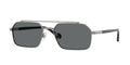 Vogue 0VO4356S Men's Square Sunglasses - Gunmetal Grey 57mm