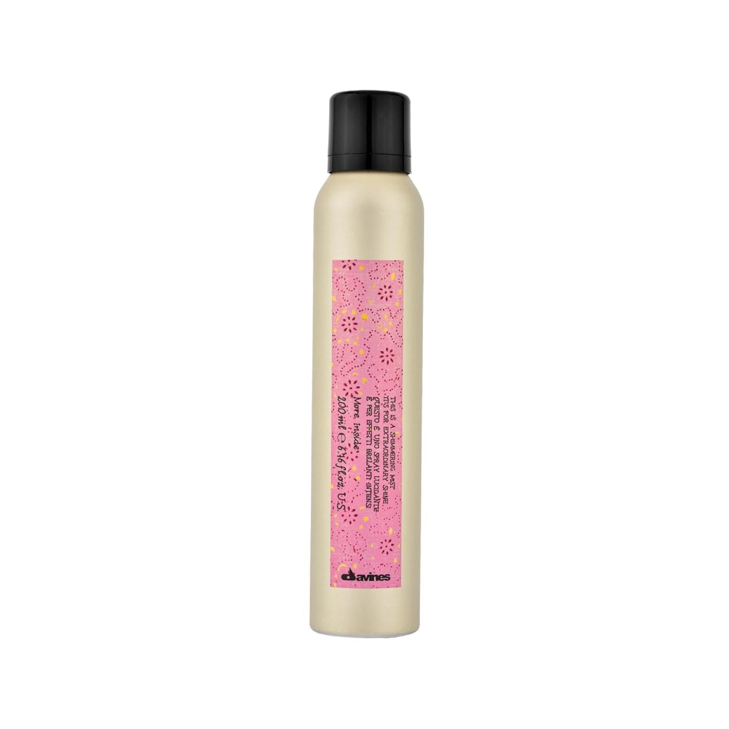 Davines Shimmering Shine Spray 200 ml - Professional Hair Shine Spray for Glossy Hair