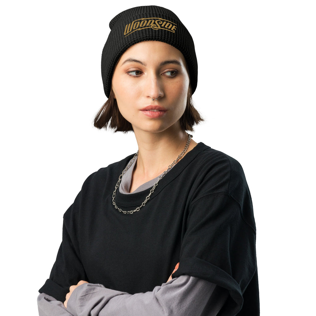 Woodside Brand Waffle Knit Beanie