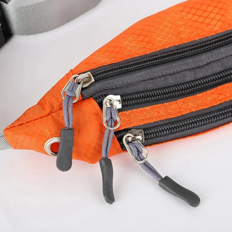 Waterproof Sports Waist Bag – Lightweight Chest & Shoulder Zip Pouch