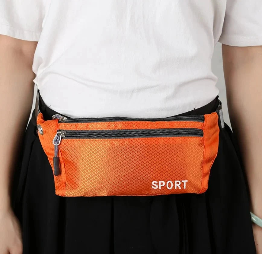 Waterproof Sports Waist Bag – Lightweight Chest & Shoulder Zip Pouch
