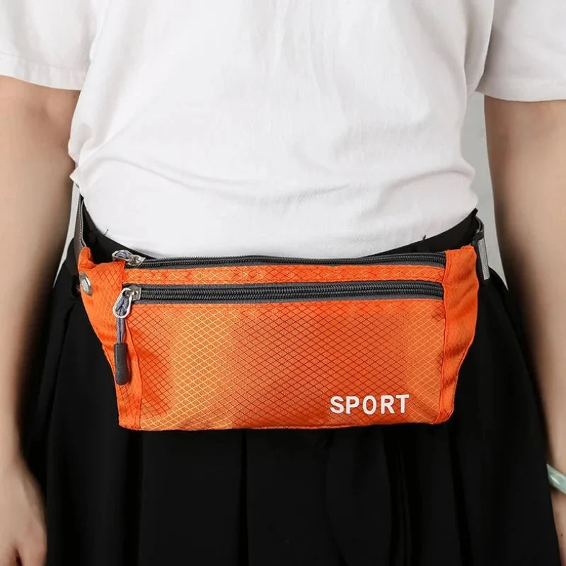 Waterproof Sports Waist Bag – Lightweight Chest & Shoulder Zip Pouch