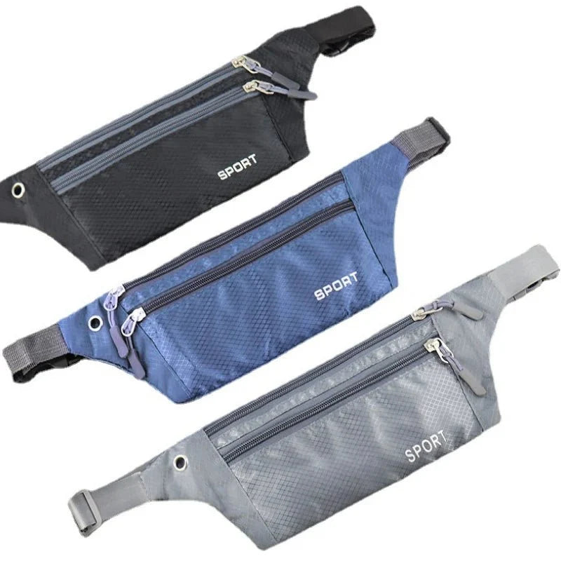Waterproof Sports Waist Bag – Lightweight Chest & Shoulder Zip Pouch