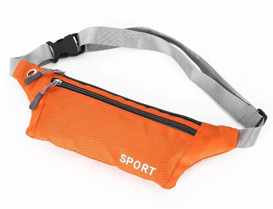 Waterproof Sports Waist Bag – Lightweight Chest & Shoulder Zip Pouch