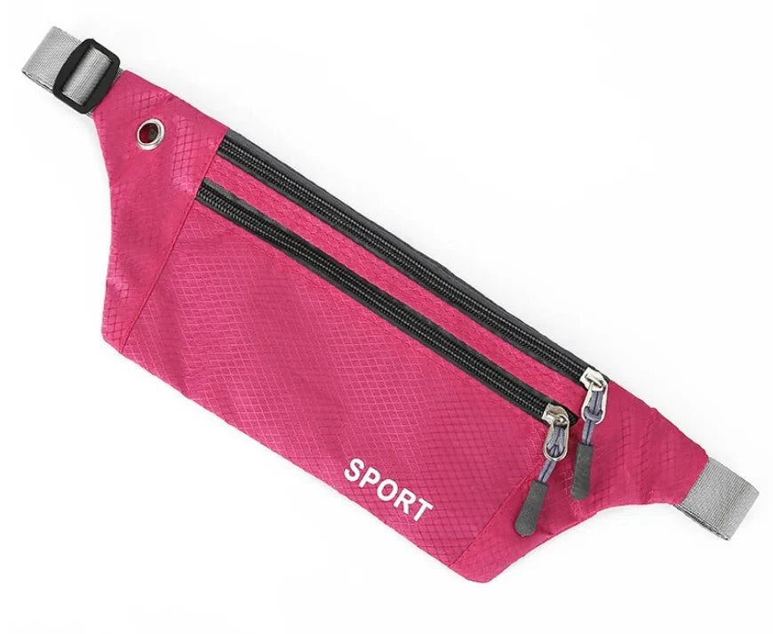 Waterproof Sports Waist Bag – Lightweight Chest & Shoulder Zip Pouch