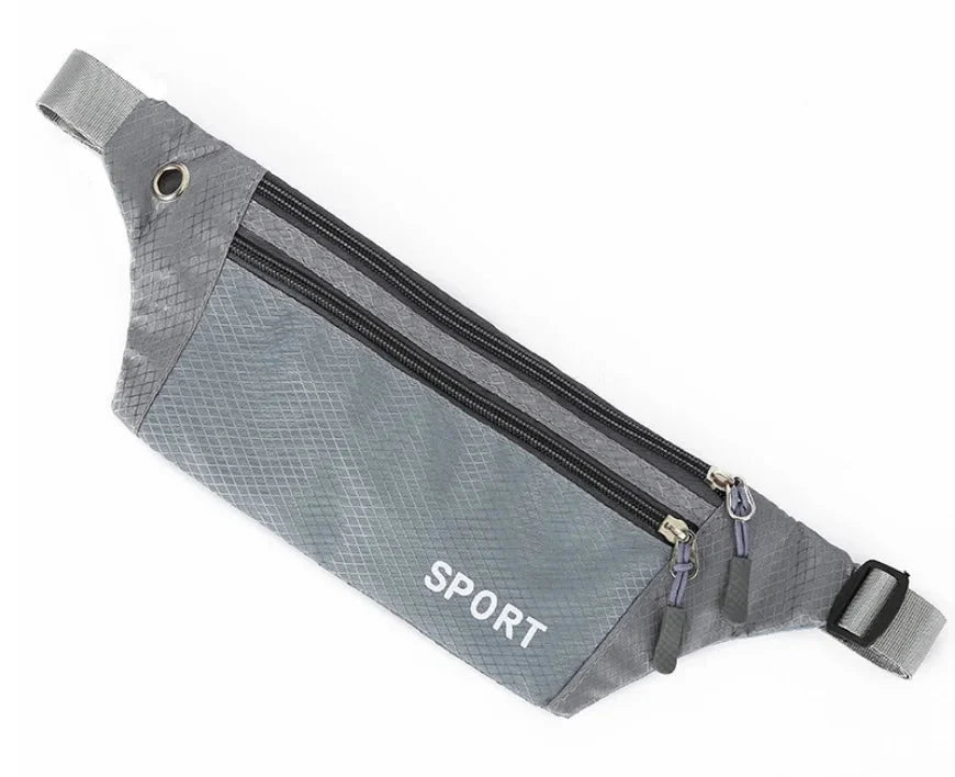 Waterproof Sports Waist Bag – Lightweight Chest & Shoulder Zip Pouch