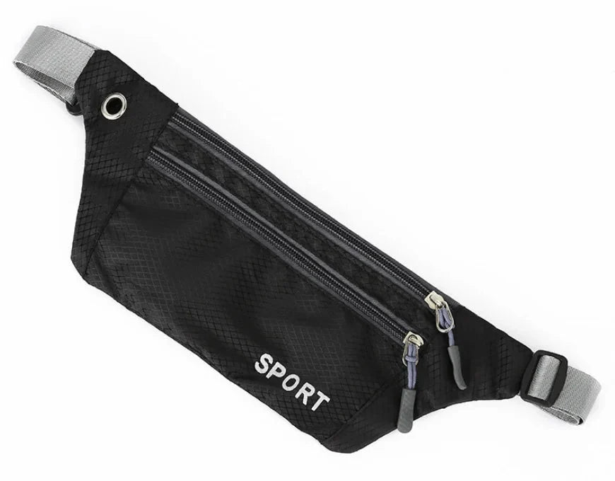 Waterproof Sports Waist Bag – Lightweight Chest & Shoulder Zip Pouch