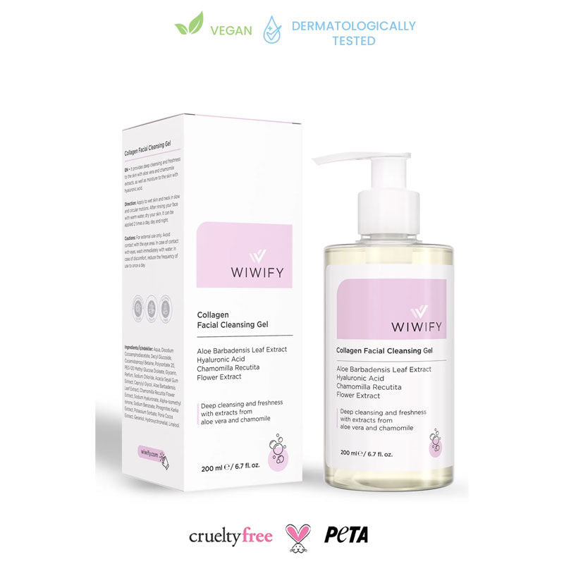 Wiwify Aloe Vera & Chamomile Purifying Cleansing Gel 200 ml