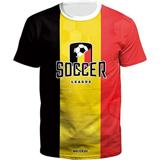 World Cup 2022 Soccer Jersey Women & Mens Football T-Shirts Belgium